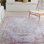 Tapis violet / bourgogne / bleu marine / jaune Maggie