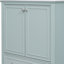 Base de meuble-lavabo 30 po, base d'armoire utilisateur seulement - Design moderne, porte et tiroir en bois massif, tablette réglable, assemblage requis-1919336534