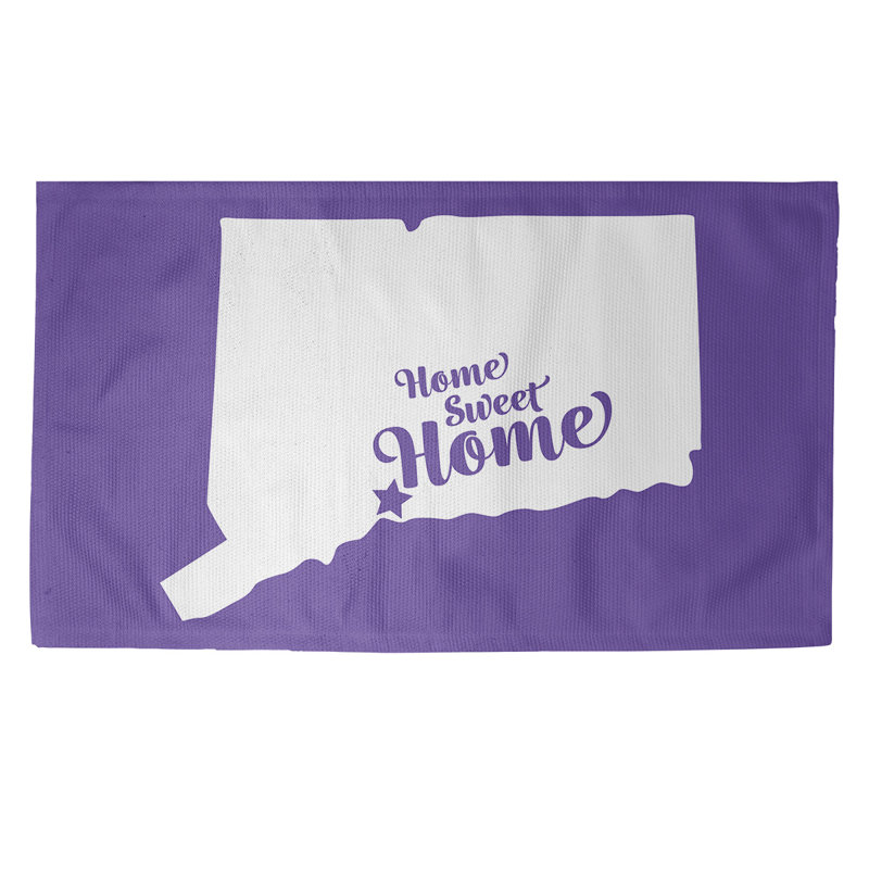 Tapis de maison mauve new refuge, Rectangle 2 pi x 3 pi, Oui