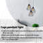 Chisato 3 - Light Black Cluster Pendant