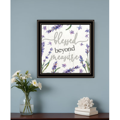«Blessed Beyond Mesure», impression murale encadrée