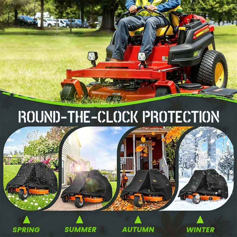 Housse pour tracteur 60 po Zero Turn Ride, tondeuse imperméable Zero Turn