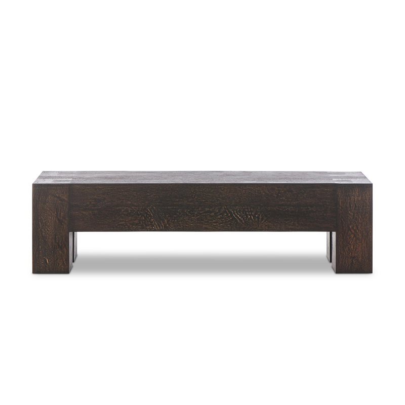 Abaso Dining Bench, Dark Walnut