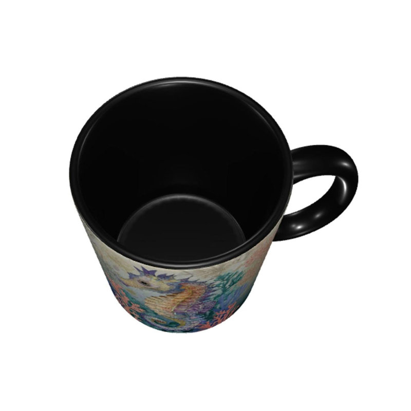 Seahorse Coffee Mug Novelty Tea Cup Ceramic Mugs 11oz Cute Coffee Cups