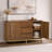 Seneca Modern Solid Wood Sideboard with Push-Open Doors, Live Edge Drawer Fronts, and Spacious Storage-1991176384