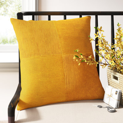 Selma Solid Colour Cotton Reversible Pillow Cover