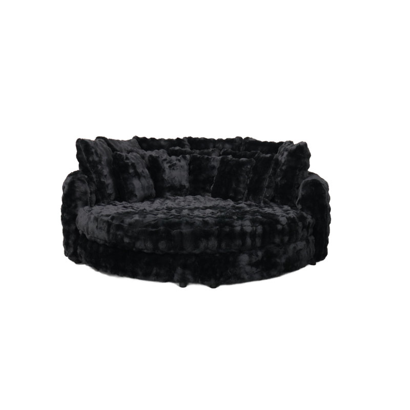 850 Cuddler, Similifourrure noire