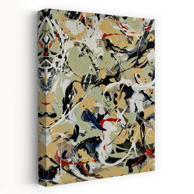 Art contemporain contemporain abstrait, H 18 po x l 12 po