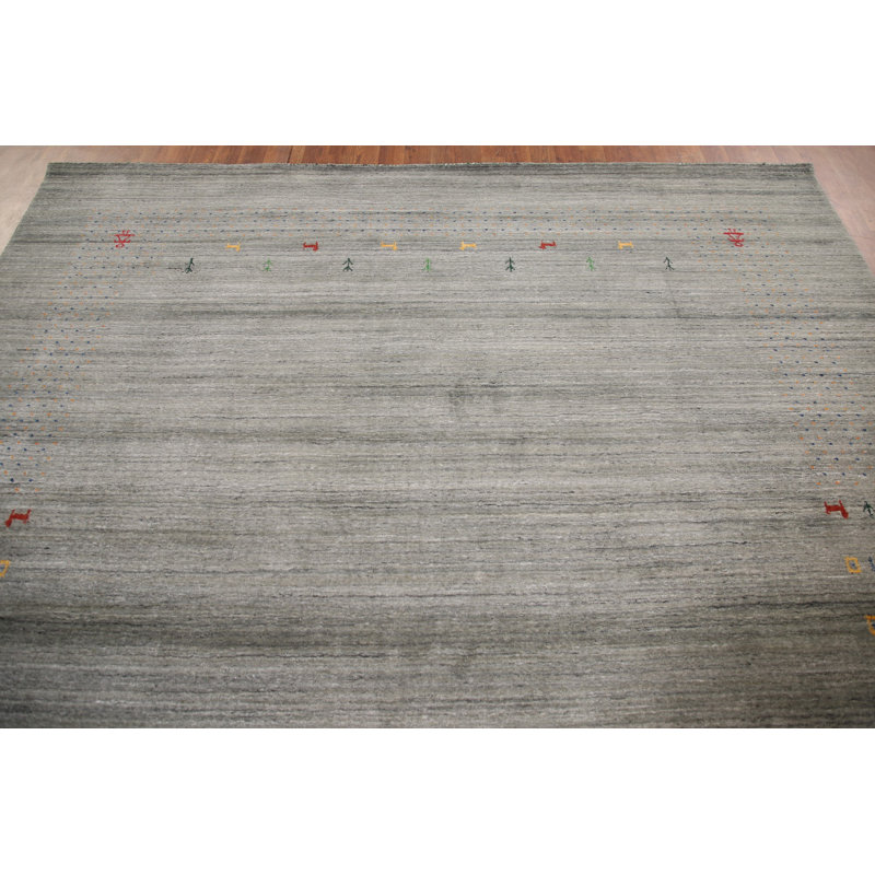 Handmade Wool Gabbeh Indian Area Rug 8x10