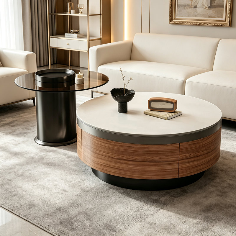 Table basse French Minimalist Luxury