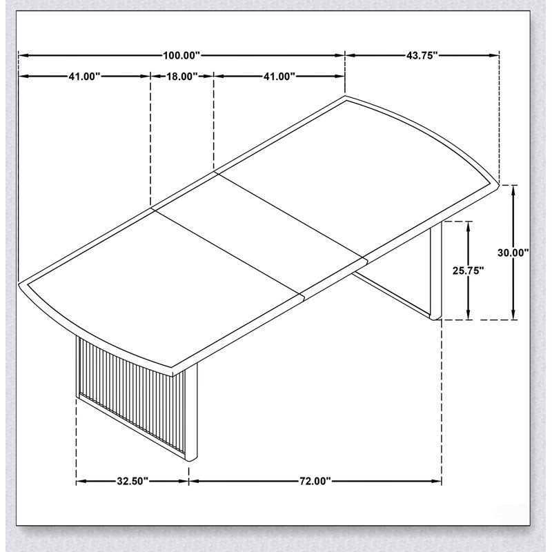 Table de salle à manger extensible moderne avec rallonge amovible et plateau biseauté pour une configuration de sièges flexible