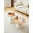 ROUND COFFEE TABLE WHITE+WOOD, Coffee Table