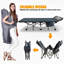 Lits de camping pliants avec matelas en coton, 600 lb