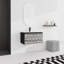 Floating Wall-Mounted Bathroom Vanity With Ceramics Sink & Soft-Close Cabinet Door-Package-1906410749