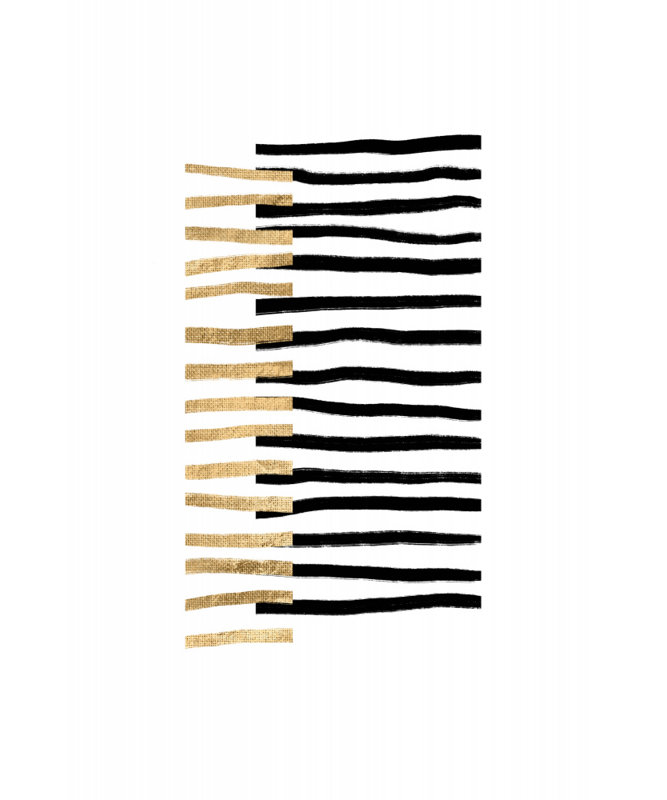 Gold on Lines, 50.8cm H x 76.2cm W