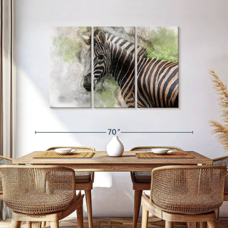 Brampt Magnificent Zebra, 36" H x 57" W