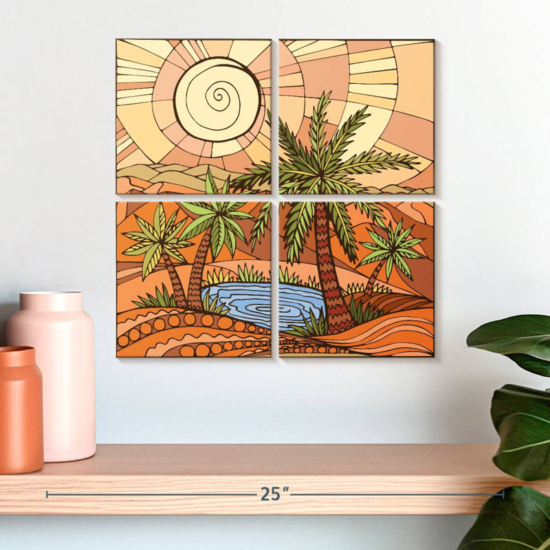 Oasis du désert d'Alvord, H 18 po x l 18 po
