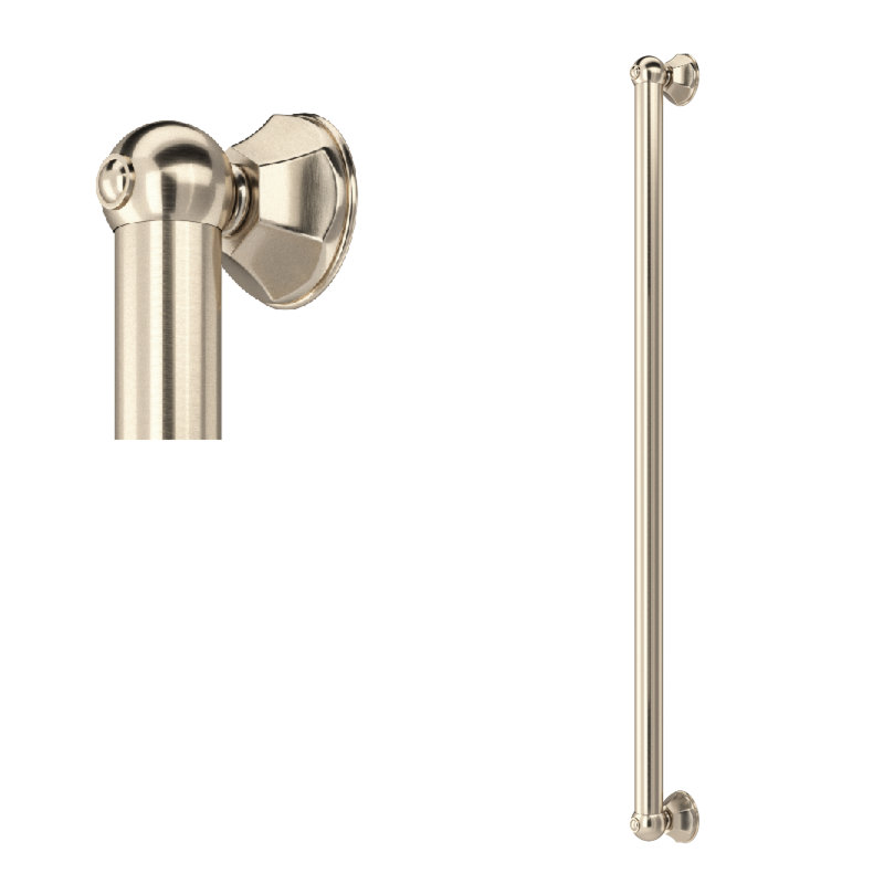 Palladian 18" Grab Bar, Satin Nickel, 38.5" W