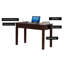 Bureau de style américain avec tiroirs rectangulaires