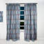 Retro Abstract Drops V - Rideau Mid-Century - Velours obscurcissant - 1 panneau-313529294-313529291