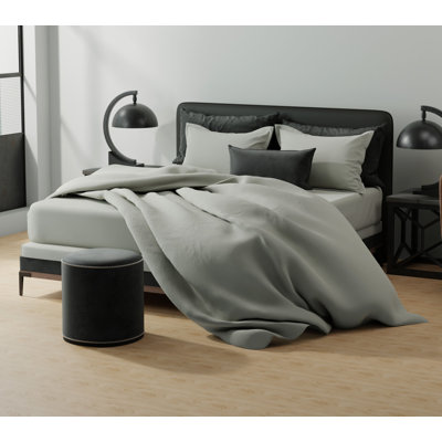 Alvito Duvet Cover - Charcoal