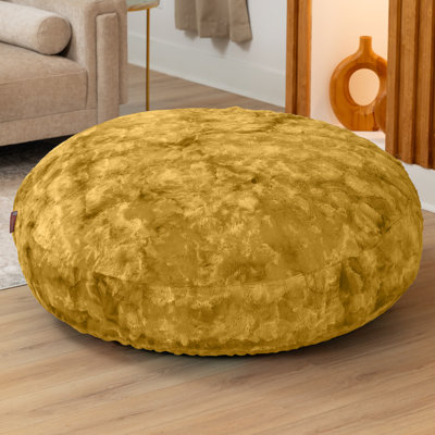 Coussin de siège et fauteuil de repos en fausse fourrure pour enfant Lil 'Cuddler Cocoon Jr Raven-Symoné Home - Doré