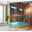 Ensemble de rideau de douche et crochets holdiay-44329046