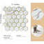 Carreau de dosseret hexagonal brillant Vamos Tile