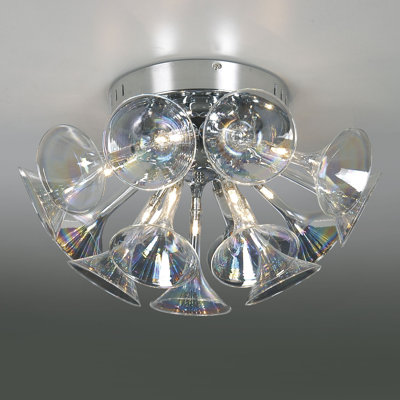 Wilmer Glass Flush Mount