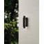 Applique murale d'extérieur à DEL 5 CCT texturé noir 3 lumières Shullsburg 16 pouces-984123740