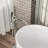 Bathtub Filler With 360 Rotatable Waterfall Spout And Handheld Shower, Dual Control, Brushed Nickel Brass Faucet Freestanding Bathroom Tub Detachable Handheld, Rotatable, Temperature-125518227