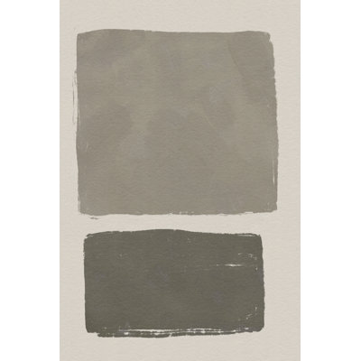 Neutral Colour Block II by Jacob Green - Wrapped Canvas Painting
