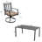 Aeisha 6 - Person Patio Dining Set with Rectangular Table , Cushions Included