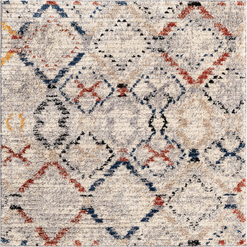 Tucson Geometric Indoor Rug, Square 4'