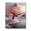 Horloge murale paysage d'hiver Frozen Sunlight III-1933798086