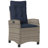 Vidaxl Patio Dining Set With Cushions Poly Rattan, Square Table-124239594-124239603-124239605