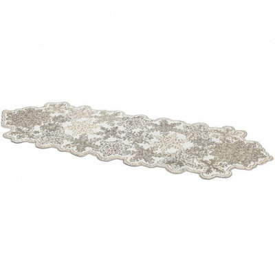 Snowflakes Bead Table Runner