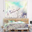 Tapisserie fleurs florales floral white-28487108