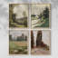 «Vintage Landscape CCXL III», ensemble de 4 encadrés-1366974498-1366974559