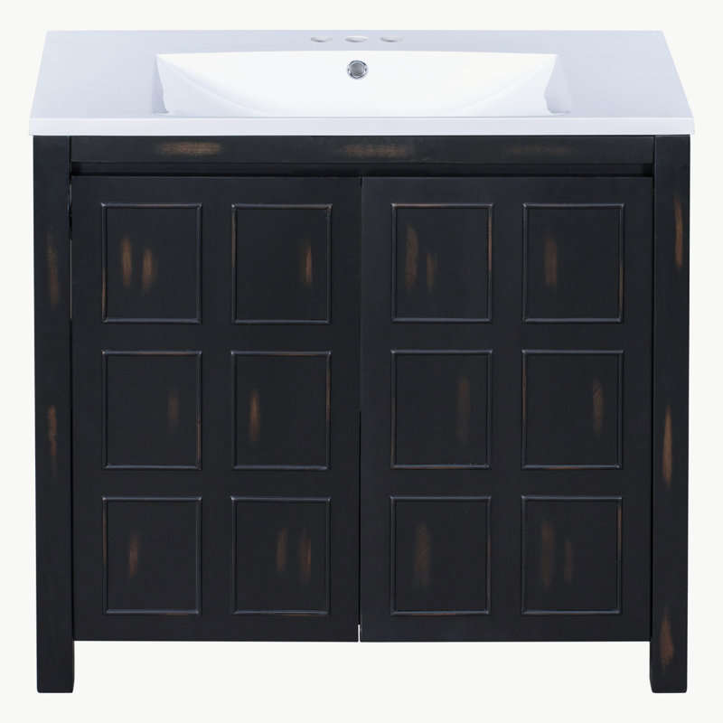 Organisateur de meuble-lavabo 36 po avec lavabo