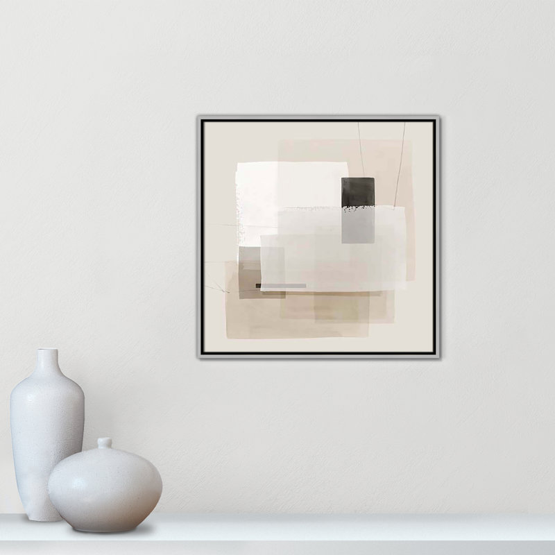 «Mystical Momentum II» par Hazel J, Encadrement argenté, H 25,5 po x l 25,5 po x P 2 po
