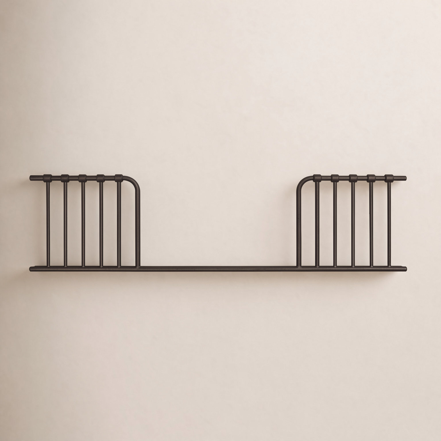 Abigail Toddler Bed Rail, Vintage Iron