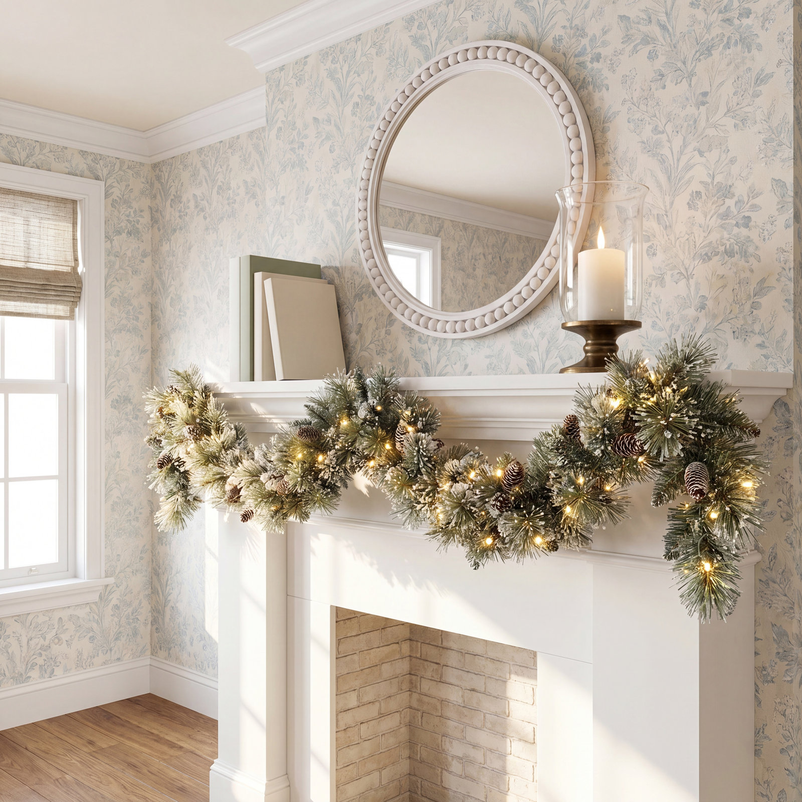 72" Pre-Lit Christmas Garland