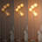 Dimmable Globe Floor Lamp Mid Century Modern Floor Lamp with 5Pcs 3000K G9 Bulbs Stepless Brightness Adjustable Standing Lamps with Stable Base for Living Room Bedroom Office-183772579