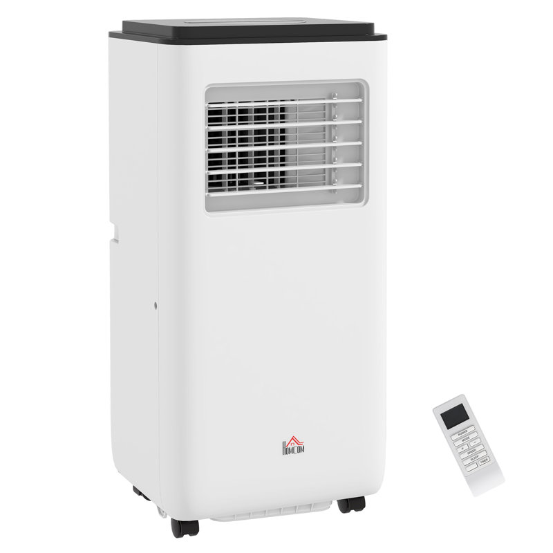 Climatiseur portatif 10 000 BTU pour une pièce de 440 pieds carrés, minuterie, blanc
