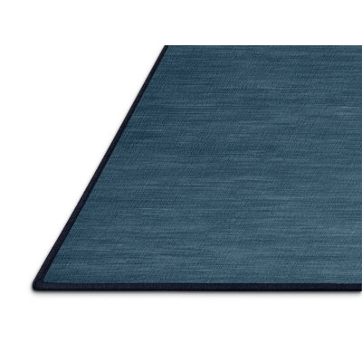 Machine Washable Solid Gray Area Rug