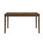 Ensemble de table de salle à manger 5 pièces Contemporary Brown Finish Brown