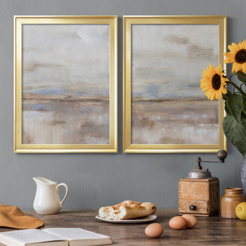 «Overcast Day I», reproduction encadrée de qualité supérieure - prête à être accrochée, H 42,5 po x l 30,5 po x P 1,25 po