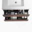 Meuble-lavabo mural flottant avec lavabo et rangement spacieux-109060405
