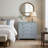 Haven 4-Drawer Dresser with Silver Shell Handles, Modern Cottage Storage Cabinet in Sky Blue-860844867